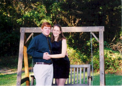 This is a picture of me and my girlfriend